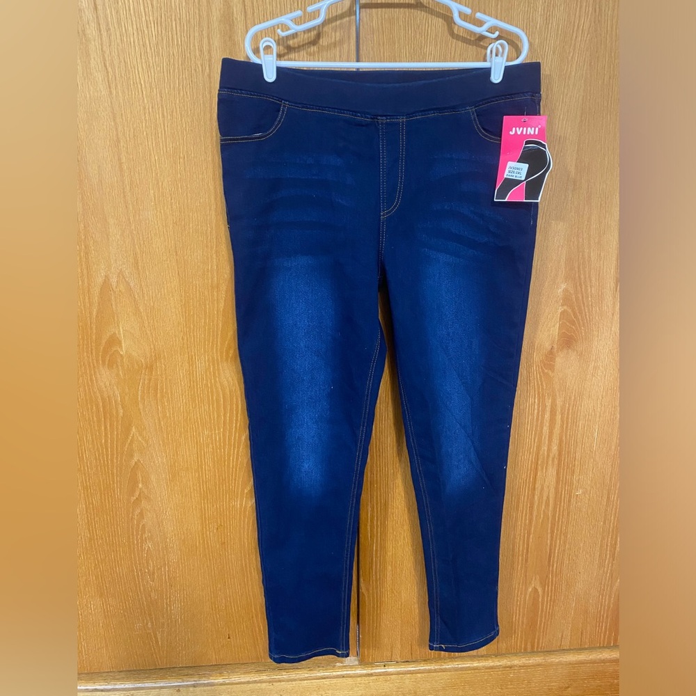 3X pull on jeggings